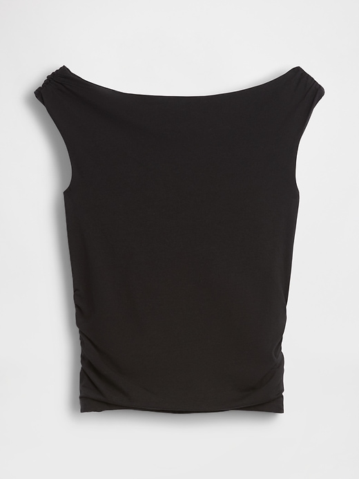 Image number 5 showing, CloseKnit Jersey Ruched Crop Top