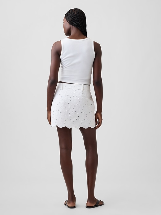 Image number 2 showing, Embroidered Mini Skirt