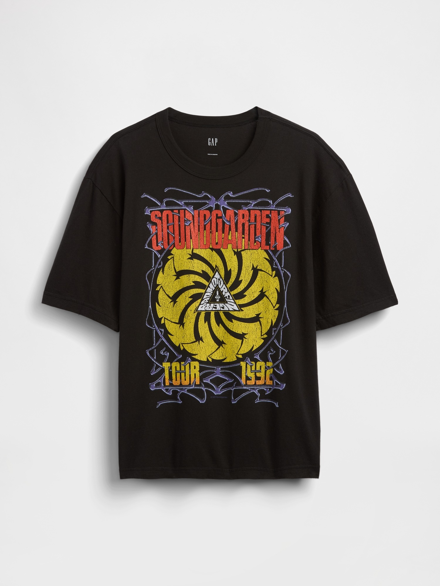 Мужские футболки Gap Soundgarden Heavyweight Crop Graphic T-Shirt — фото 7