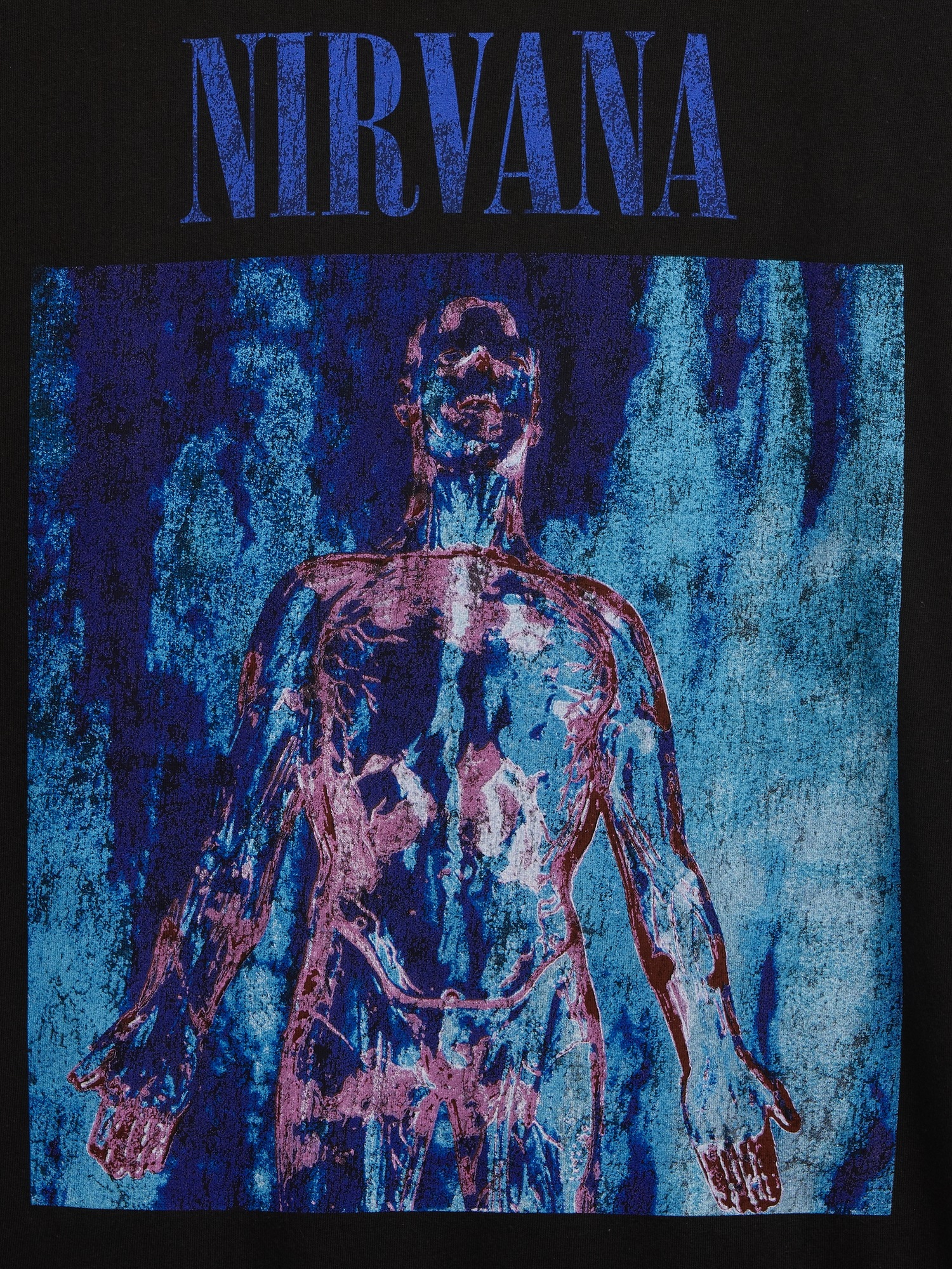 Мужские футболки Gap Nirvana Heavyweight Crop Graphic T-Shirt — фото 3