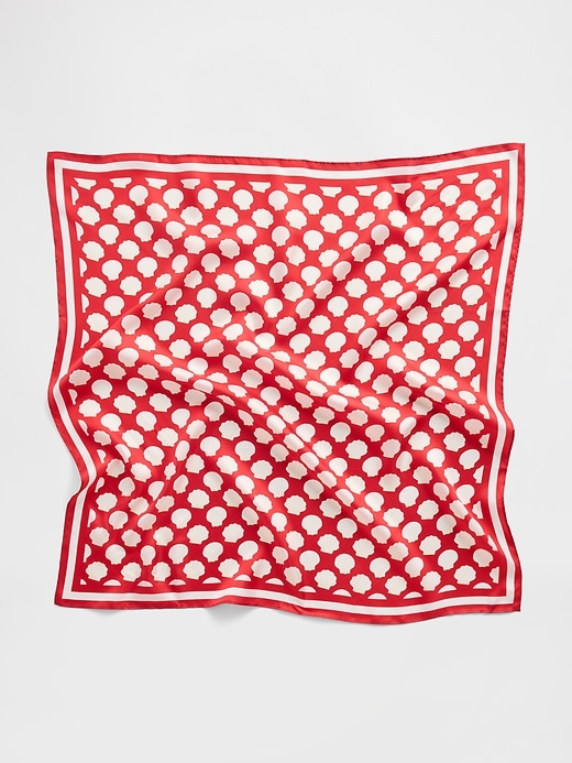Image number 3 showing, 100% Silk Oversized Bandana