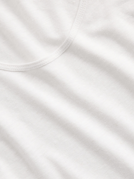 Image number 4 showing, Linen-Blend Tank Top