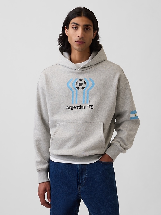 Image number 1 showing, FIFA WORLD CUP™ VintageSoft Terry Oversized Hoodie