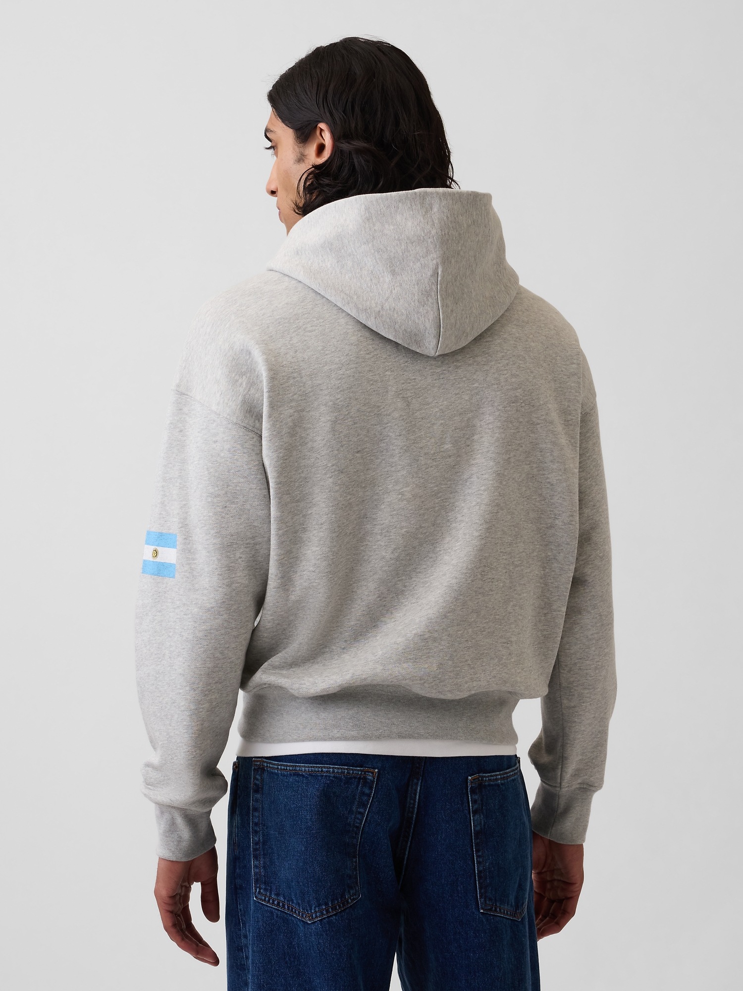 Мужские худи Gap FIFA WORLD CUP™ VintageSoft Terry Oversized — фото 3