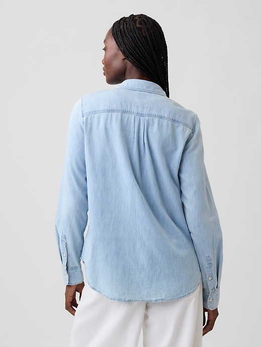Image number 2 showing, Organic Cotton Denim Classic Shirt