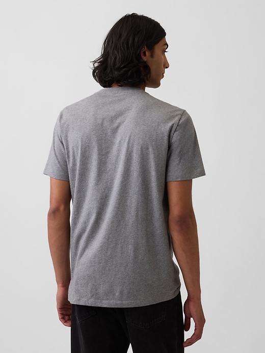 Image number 3 showing, Cotton Jersey V-Neck T-Shirt