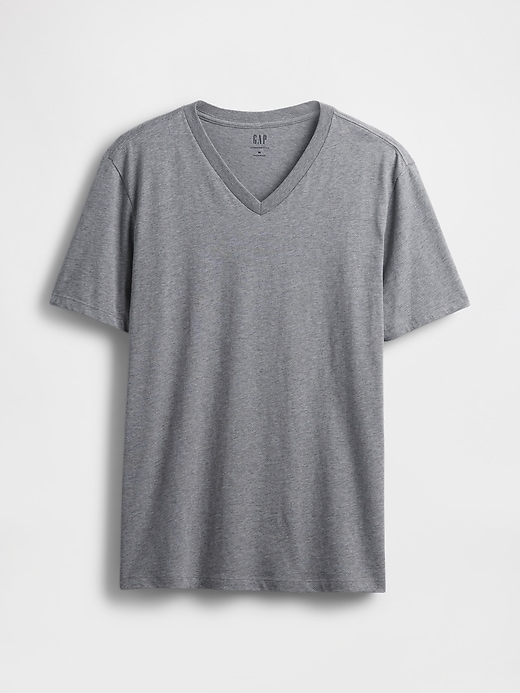 Image number 5 showing, Cotton Jersey V-Neck T-Shirt