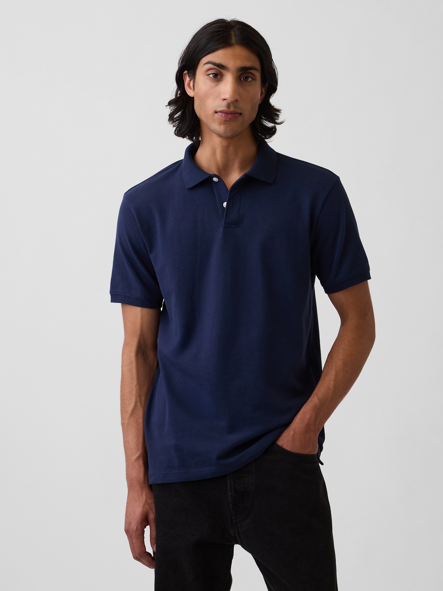 Мужские рубашки Gap Pique Polo Shirt