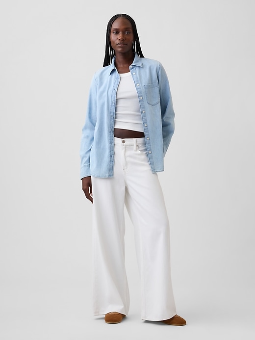 Image number 3 showing, Organic Cotton Denim Classic Shirt
