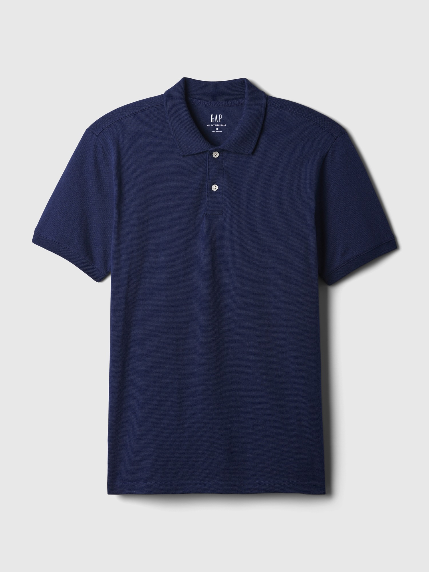 Мужские рубашки Gap Pique Polo Shirt — фото 5