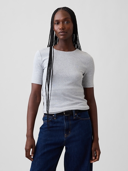 Image number 1 showing, Modern Crewneck T-Shirt
