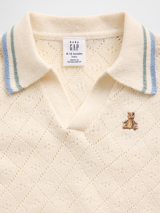 Image number 3 showing, Baby Sweater Polo Outfit Set