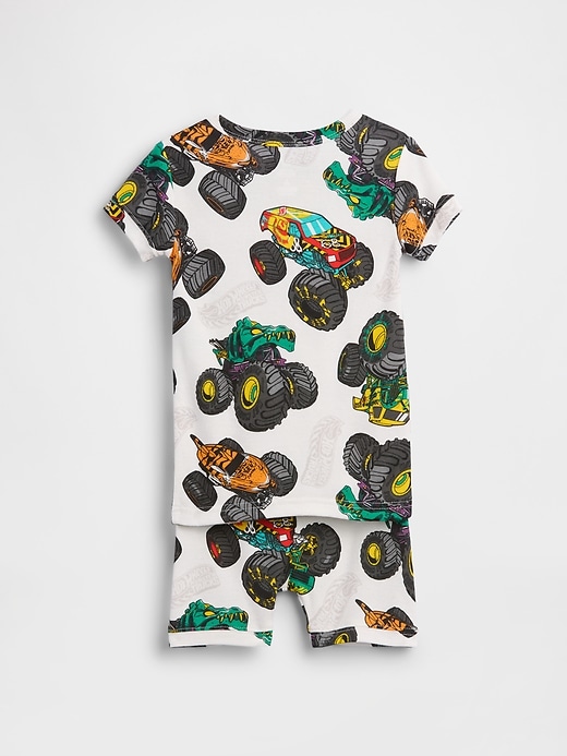 Image number 2 showing, Kids & Baby Hot Wheels Organic Brushed Cotton PJ Short Set