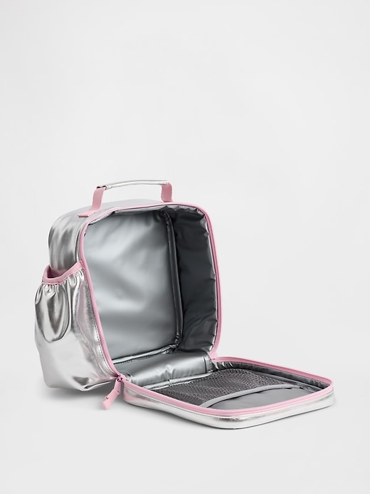 Image number 2 showing, Kids Metallic Lunch Bag