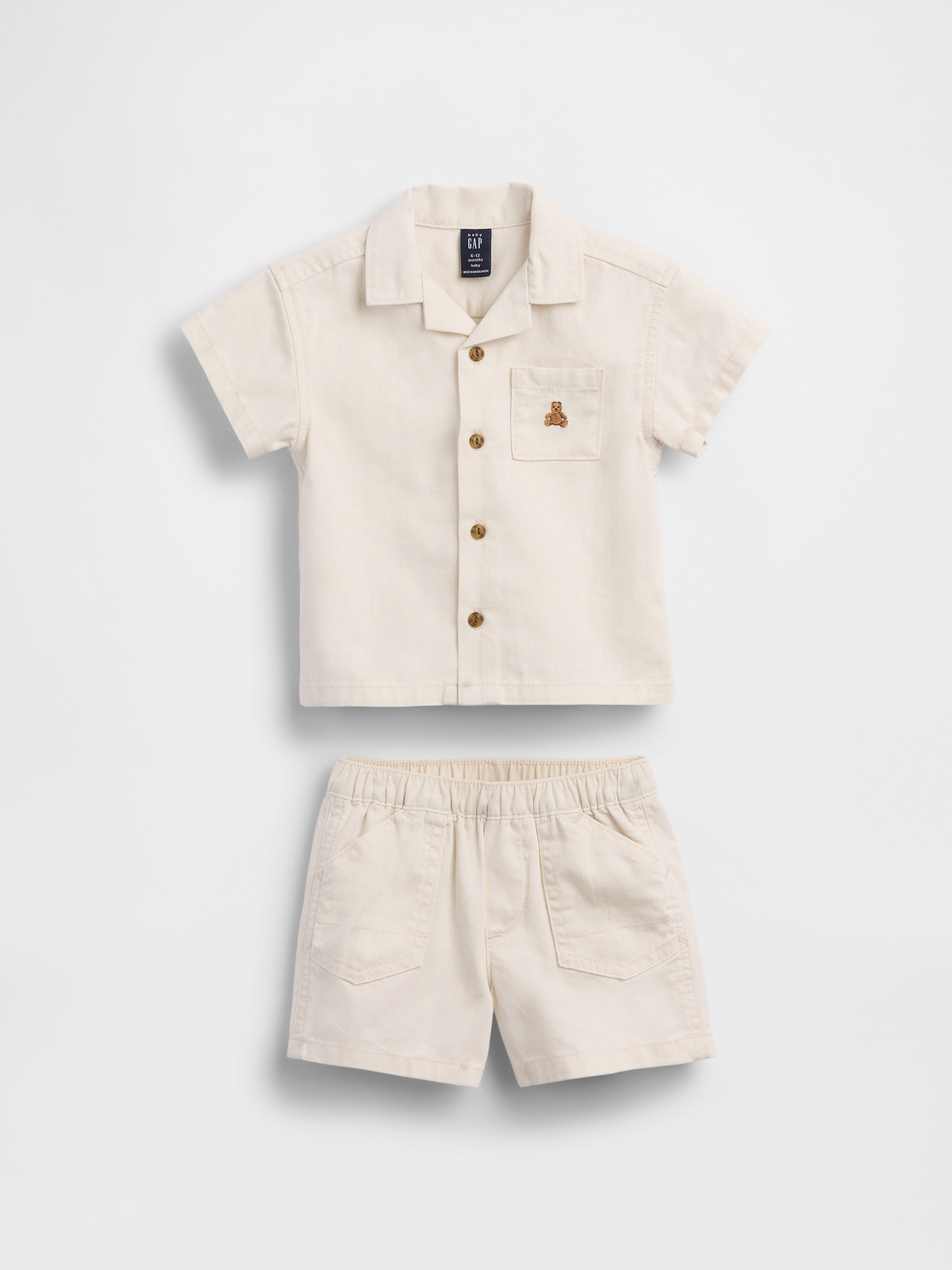 Gap Baby Pocket Shirt Outfit Set