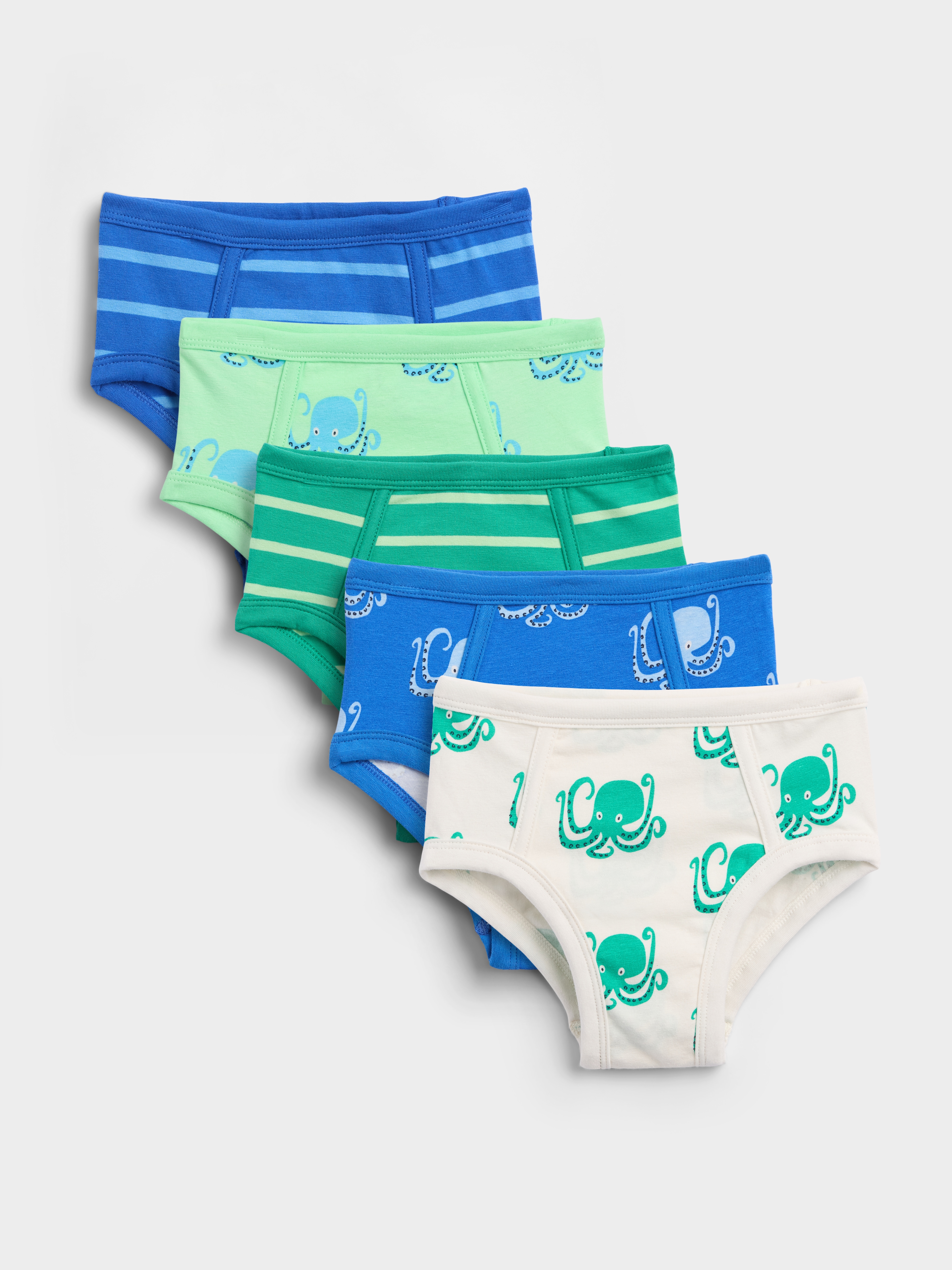 Toddler Organic Stretch Cotton Boxer Briefs (5-Pack)