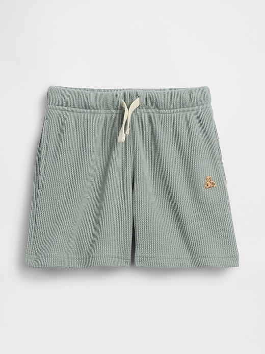 Image number 2 showing, Baby & Toddler Pull-On Waffle Shorts