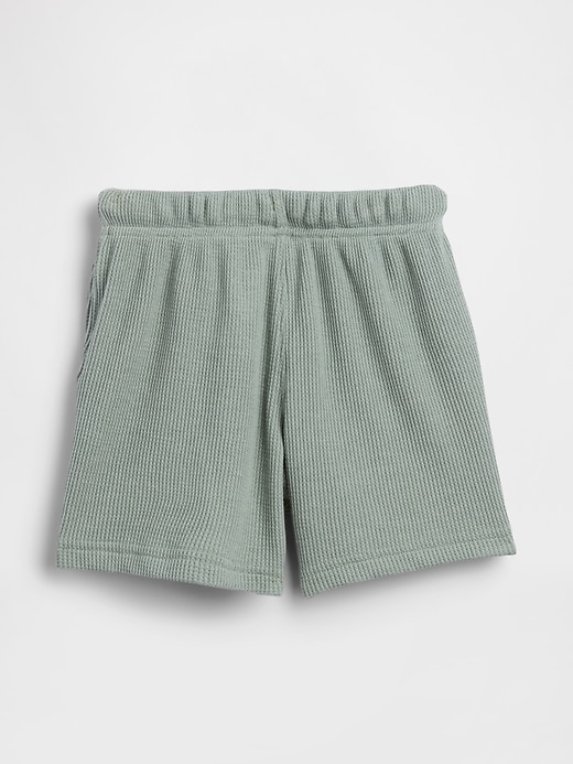 Image number 3 showing, Baby & Toddler Pull-On Waffle Shorts