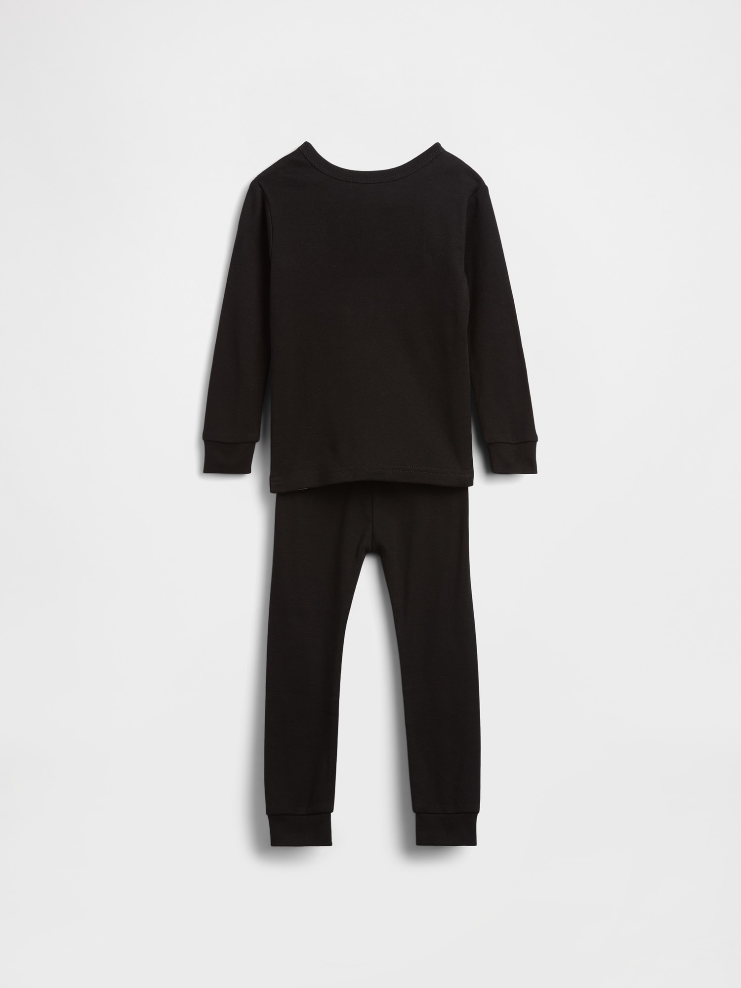 Kids & Baby Organic Brushed Cotton Glow-In-The-Dark Skeleton PJ Set