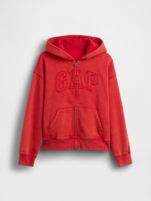 Image number 2 showing, Kids VintageSoft Relaxed Logo Zip Hoodie