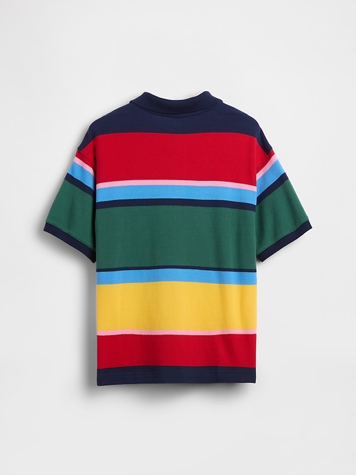 Image number 3 showing, Kids Relaxed Pique Polo Shirt