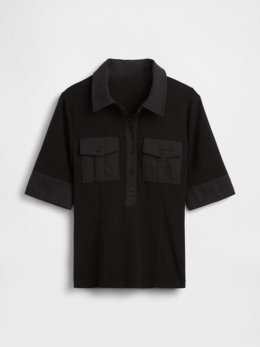 Image number 5 showing, Modern Elbow-Sleeve Utility T-Shirt