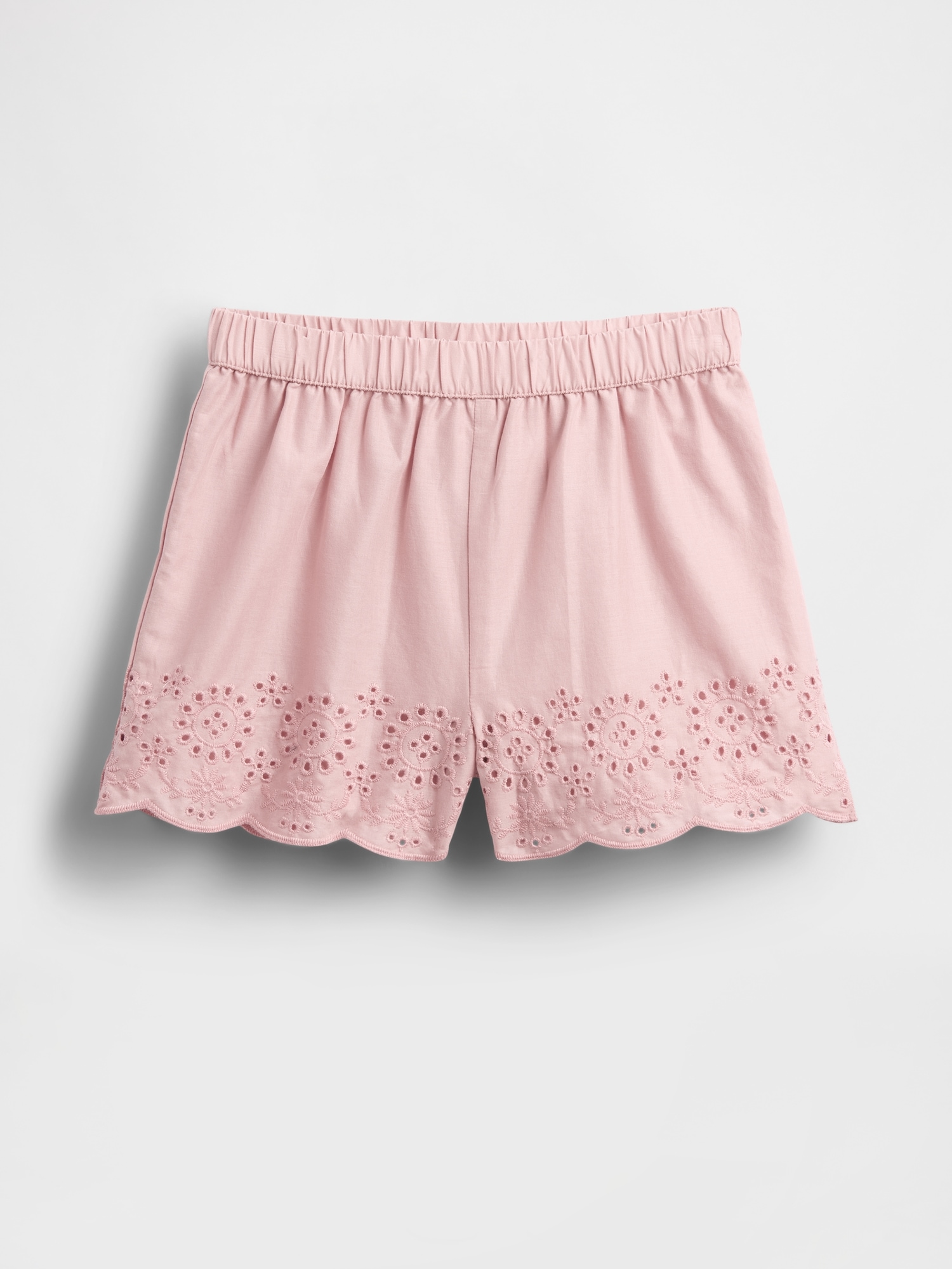 Детские шорты Gap Baby & Toddler Eyelet Hem Pull-On Shorts — фото 2
