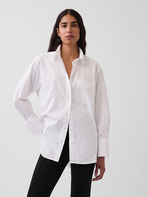 Image number 3 showing, Organic Cotton Oxford Big Shirt