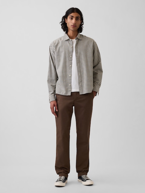 Modern Straight Khakis