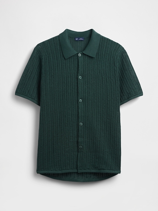 Image number 5 showing, Textured Relaxed Sweater Shirt