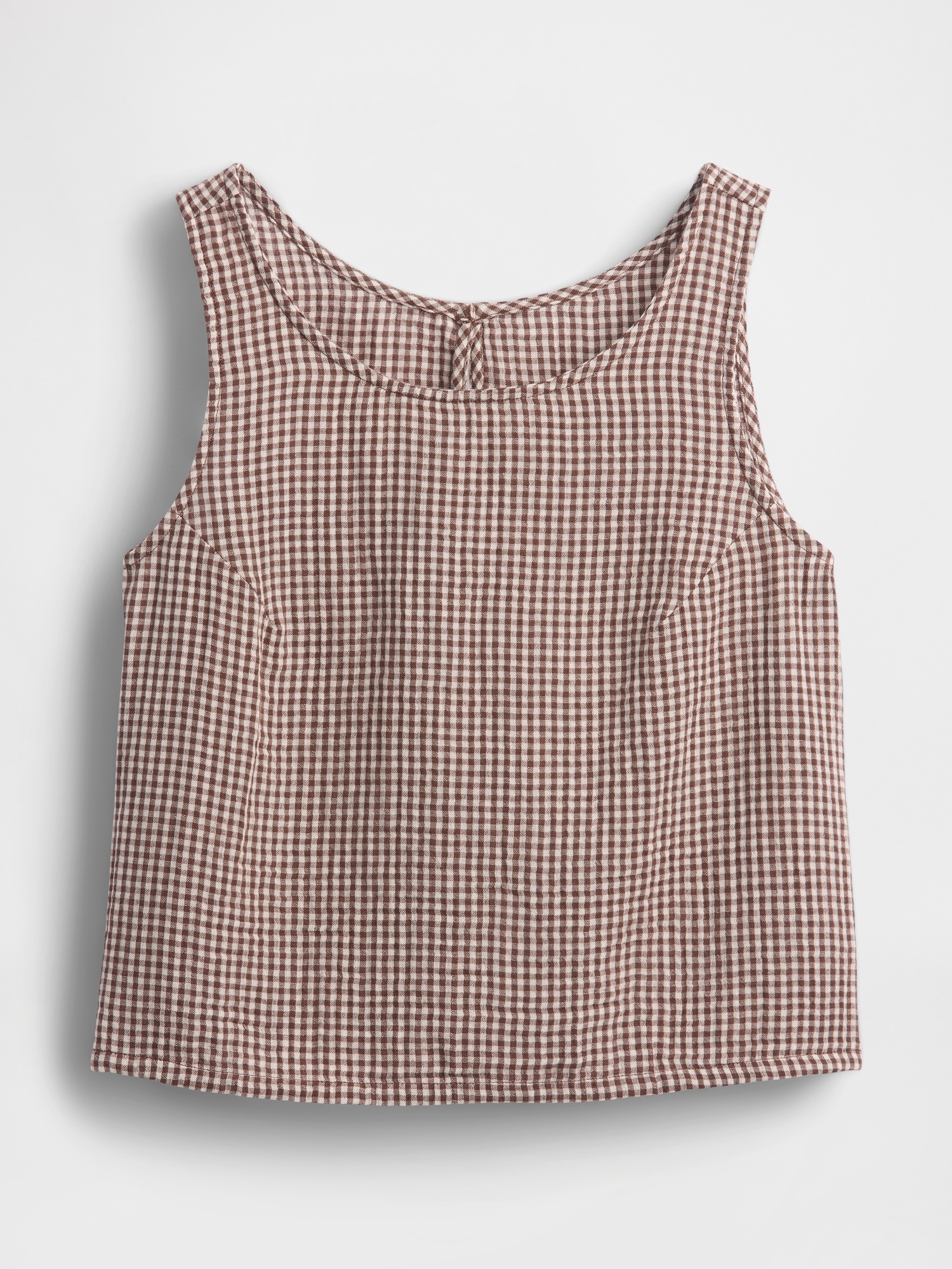 トップス Goo Cotton Gauze Racer Shell Tank Top | Gap