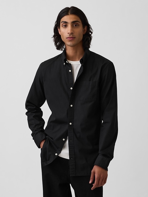 Image number 1 showing, Organic Cotton Poplin Classic Shirt