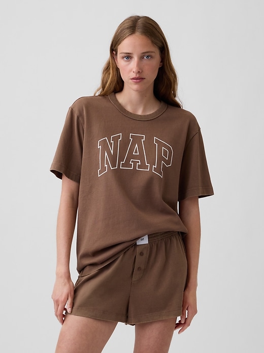 Image number 1 showing, NAP Logo Oversized PJ T-Shirt