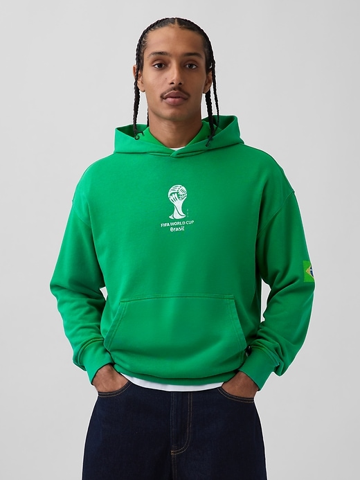 Image number 1 showing, FIFA WORLD CUP™ VintageSoft Terry Oversized Hoodie