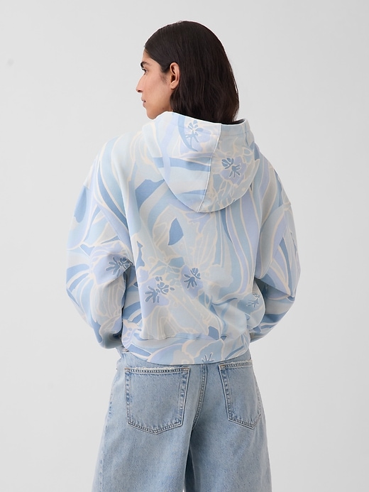 Image number 3 showing, VintageSoft Crop Logo Hoodie