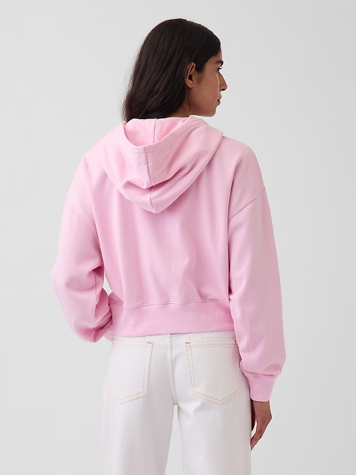 Image number 3 showing, VintageSoft Terry Oversized Wedge Zip Hoodie