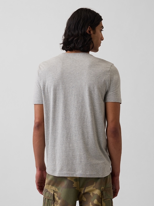 Image number 3 showing, Adult Organic Cotton Pocket T-Shirt