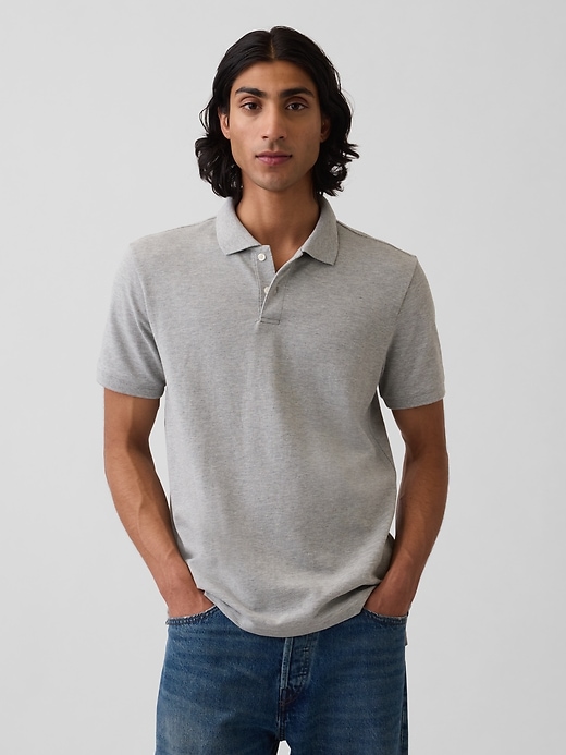 Image number 1 showing, Pique Polo Shirt