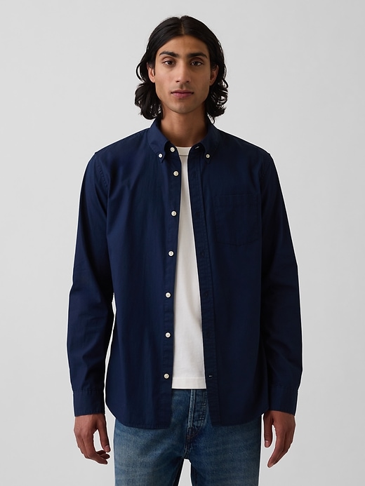 Image number 1 showing, Organic Cotton Poplin Classic Shirt