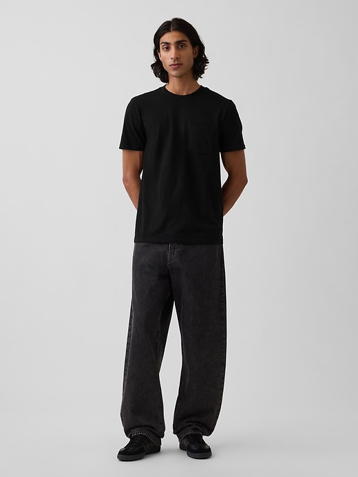 Image number 2 showing, Adult Organic Cotton Pocket T-Shirt