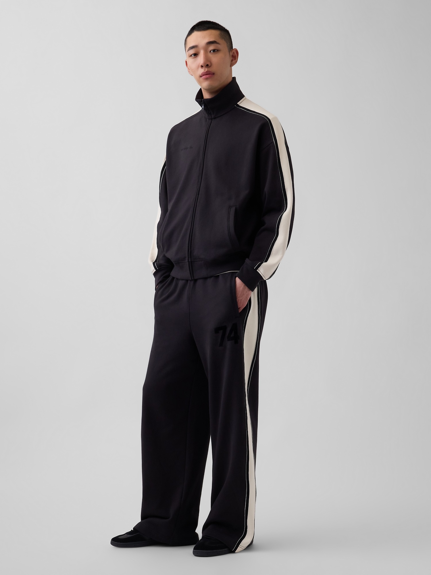 Мужские куртки Gap OuiGap Heavyweight French Terry Jacket — фото 3