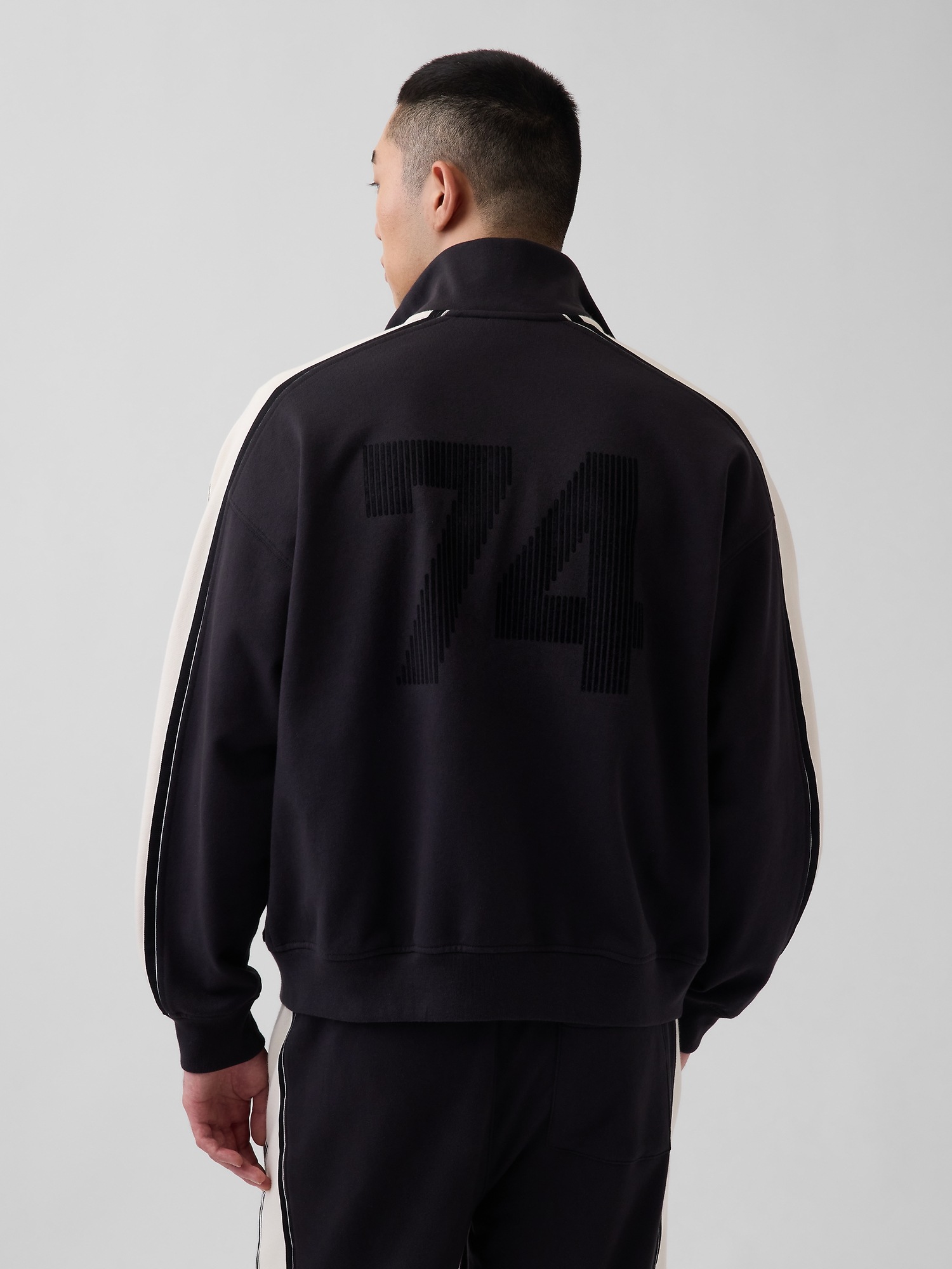 Мужские куртки Gap OuiGap Heavyweight French Terry Jacket — фото 2