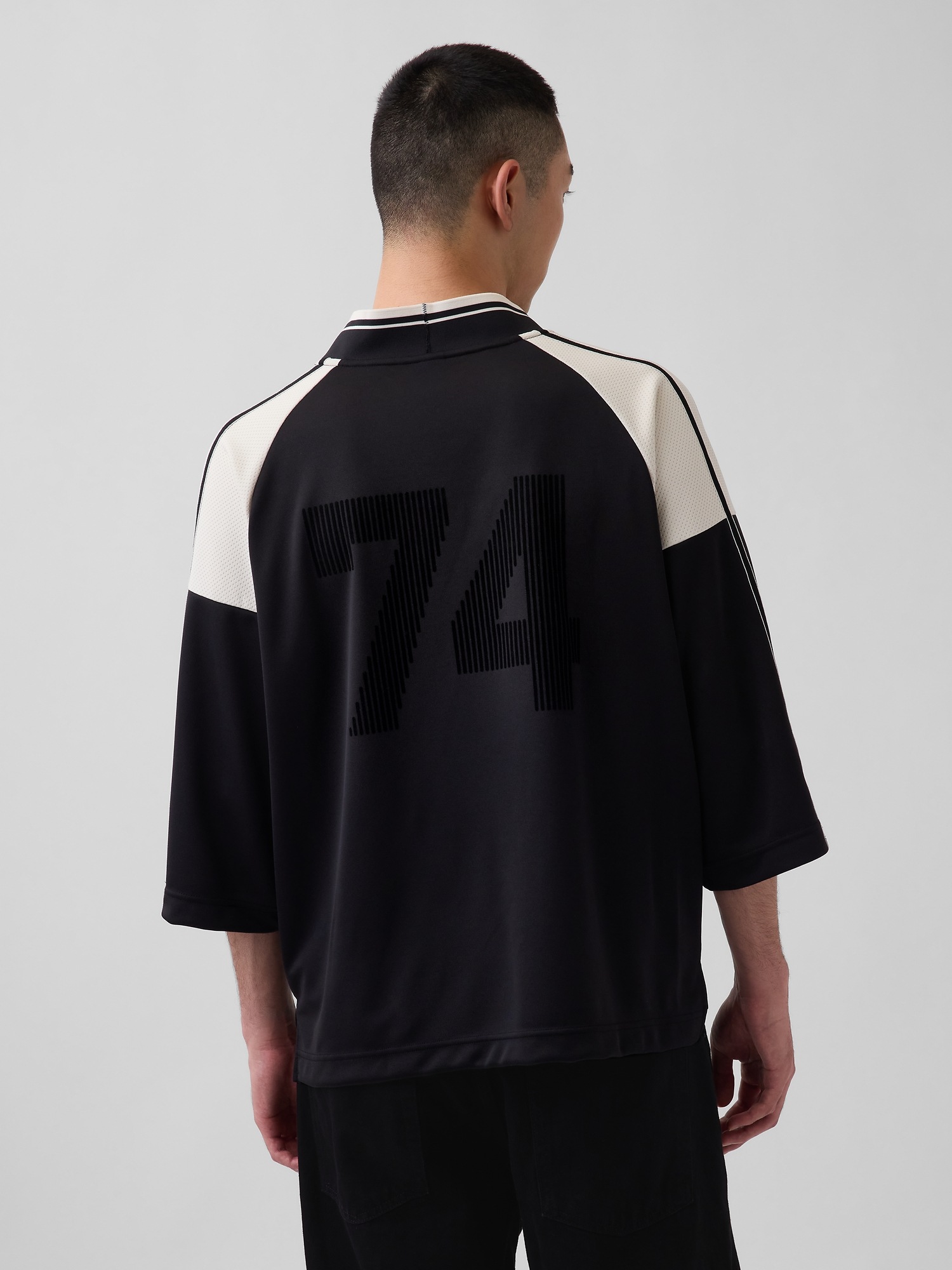 Мужские топы Gap OuiGap Oversized Logo Jersey — фото 2