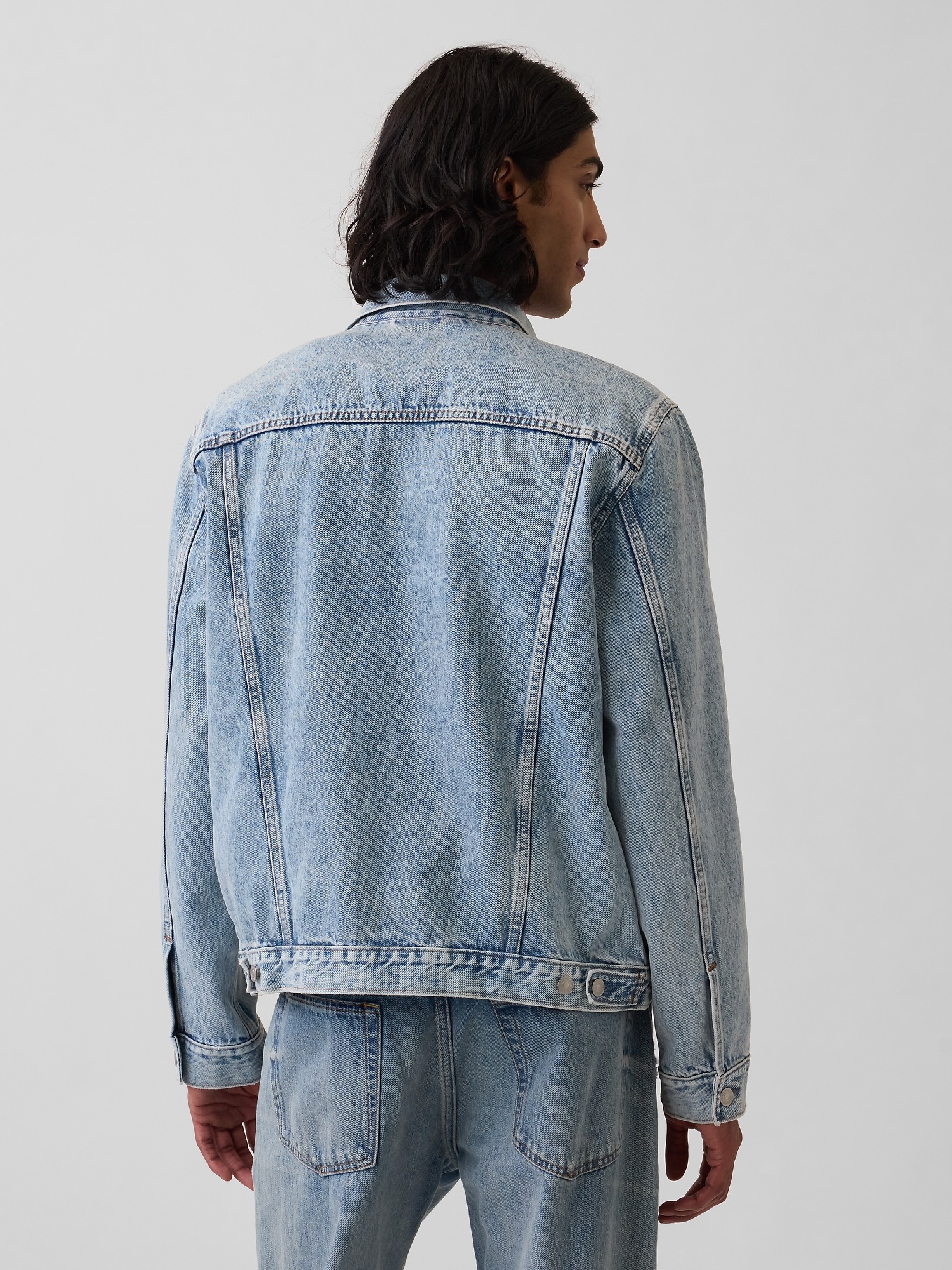 Мужские куртки Gap Classic Icon Denim Jacket — фото 3