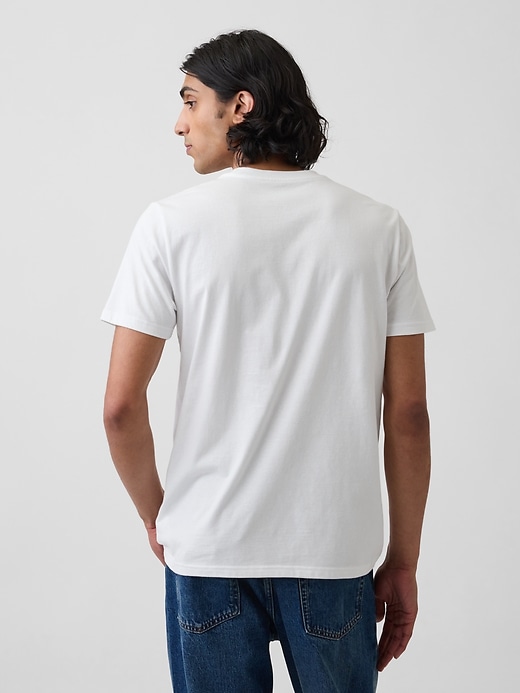 Image number 3 showing, Adult Organic Cotton Pocket T-Shirt