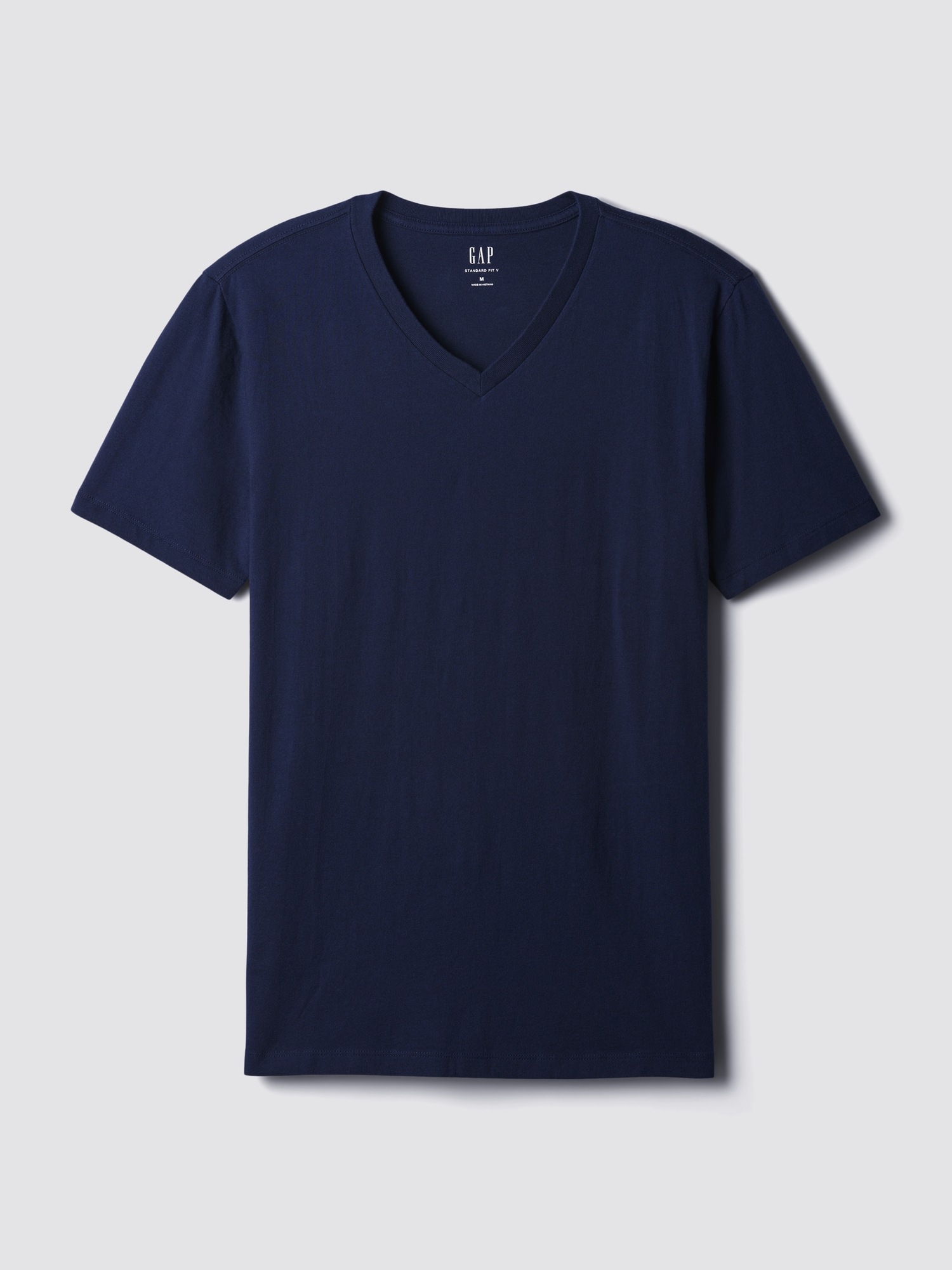 Мужские футболки Gap Cotton Jersey V-Neck T-Shirt — фото 5