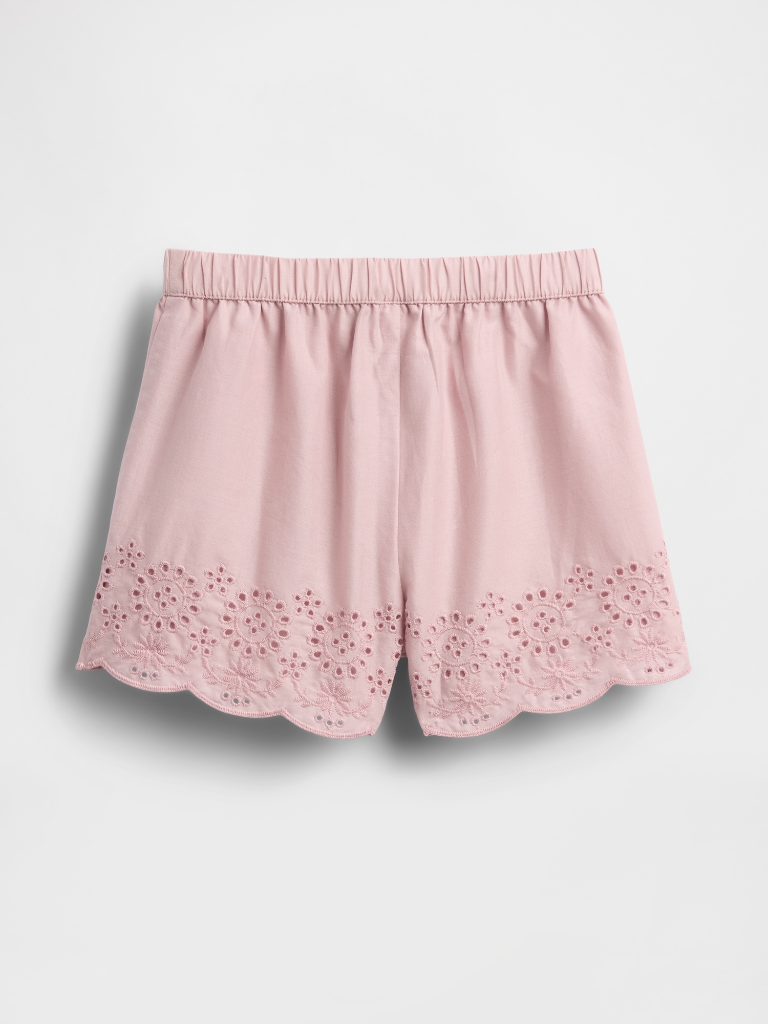 Детские шорты Gap Baby & Toddler Eyelet Hem Pull-On Shorts — фото 3