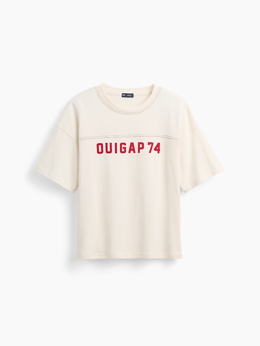 Image number 7 showing, OuiGap Heavyweight Crop Logo T-Shirt