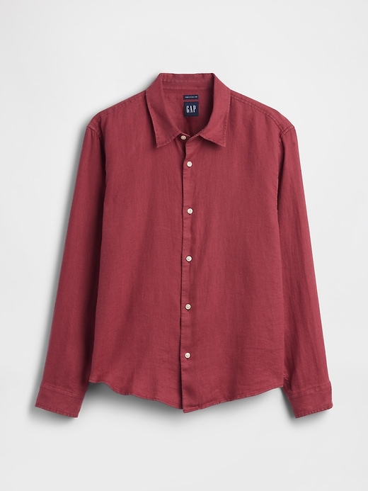 Image number 5 showing, 100% Linen Relaxed Shirt