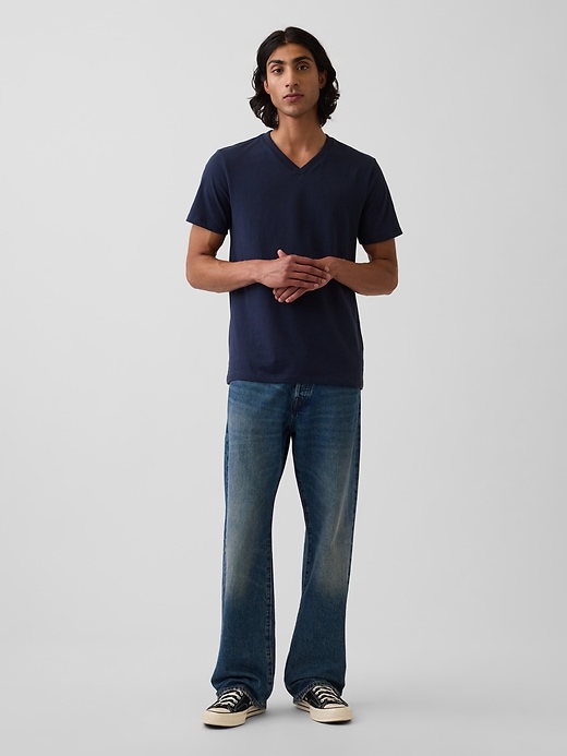 Image number 2 showing, Cotton Jersey V-Neck T-Shirt